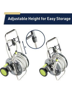 Carro de Manguera Retráctil Kings County Tools 30 m con Boquilla 2