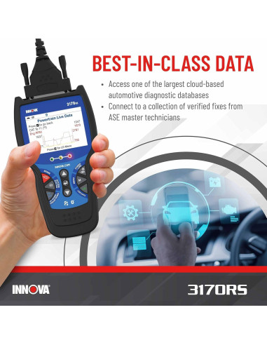 Escáner OBD2 Innova 3170RS - Diagnóstico ABS y Luz de Aceite