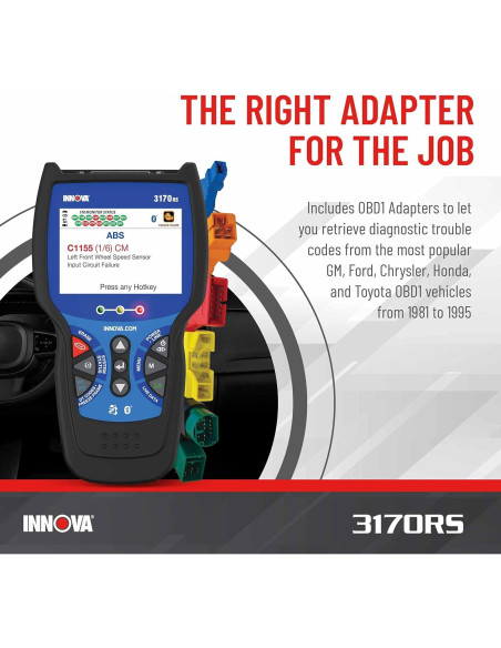 Escáner OBD2 Innova 3170RS - Diagnóstico ABS y Luz de Aceite