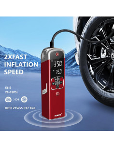 Compresor de Aire Portátil XVAWO X22-R 150PSI Inalámbrico 2