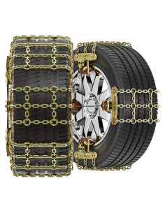 Cadenas de Nieve H&ZT AMFH 8 Paquetes para Neumáticos 215-285mm