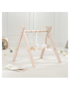 Gimnasio de Juego de Madera Comfy Cubs Rubor - 5 Juguetes