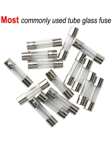 Kit de Soporte de Fusible AGC 5x20mm + 150 Fusibles Vidrio