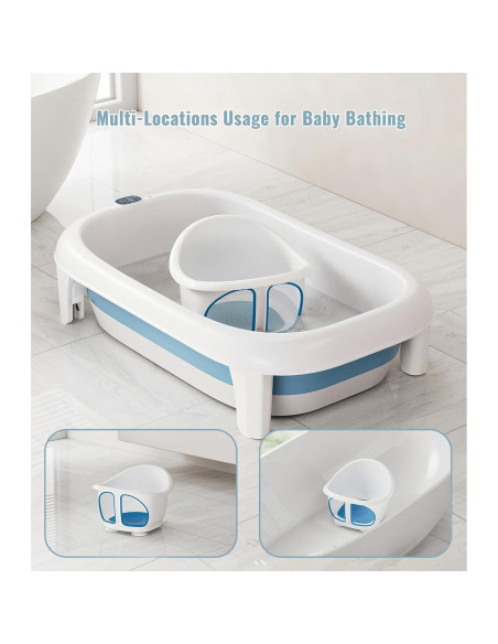 Asiento de Baño para Bebés GiggleGlow 6-18 Meses Antideslizante