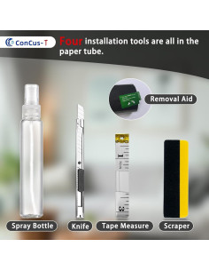 Película de Privacidad para Ventanas ConCus-T 30x200cm Negro 2