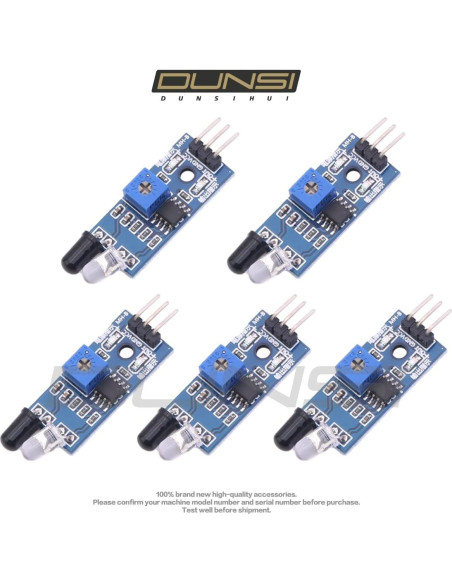 Sensor Infrarrojo DUNSIHUI 5pcs para Evitar Obstáculos 30cm Sensor Infrarrojo DUNSIHUI 5pcs para Evitar Obstáculos 30cm