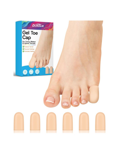 6 Protectores de Dedos de Gel DLMDLM - Alivio para Ampollas y Callos