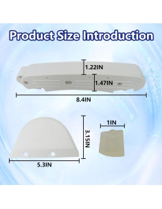 Kit de Reemplazo para Limpiador de Piscina BLUE ELF AXV417WHP 2