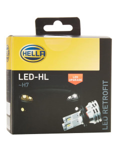 Bombilla LED Hella H7 Luz de Niebla 6500K - Paquete de 2 2