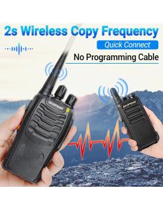 Walkie Talkies BAOFENG BF888S 2 Paquete Largo Alcance 4.8 km 2