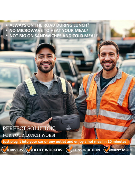 Caja de Almuerzo Eléctrica STN 80W 1.5L Doble Contenedor