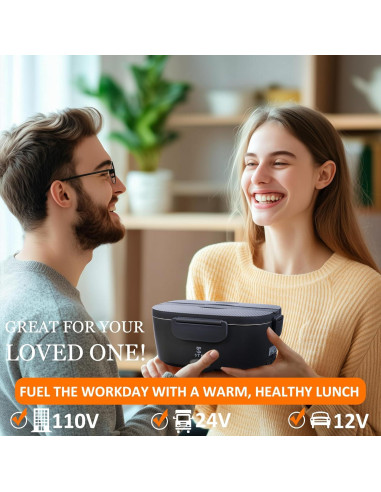 Caja de Almuerzo Eléctrica STN 80W 1.5L Doble Contenedor