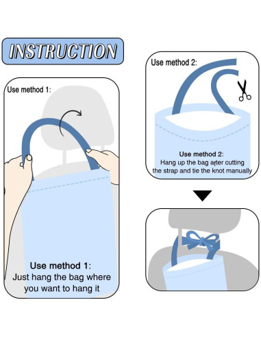 Bolsa de Basura Colgante para Auto IRADA Arcoíris Impermeable