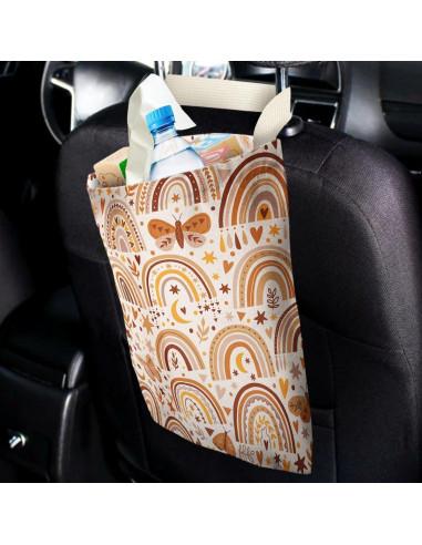 Bolsa de Basura Colgante para Auto IRADA Arcoíris Impermeable
