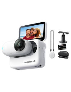 Cámara de Acción Insta360 GO 3S Blanca 128GB 4K Impermeable