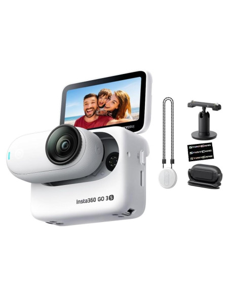 Cámara de Acción Insta360 GO 3S Blanca 128GB 4K Impermeable