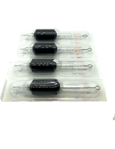 Tatmax 20PCS Agujas y Tubos de Tatuaje Desechables 25mm