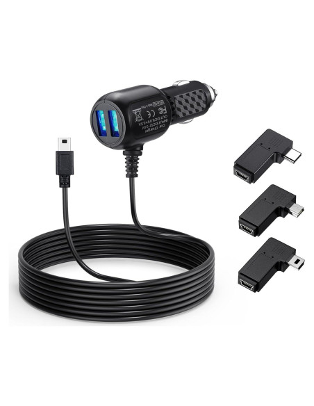 Cable de Alimentación USB para Cámara de Tablero YEAOI 3.35m