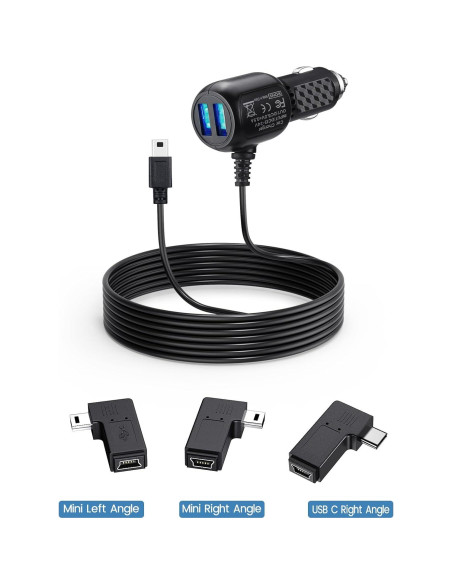 Cable de Alimentación USB para Cámara de Tablero YEAOI 3.35m