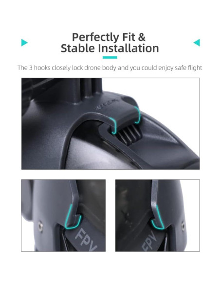 Soporte de Montaje para Cámara de Acción BTG DJI FPV