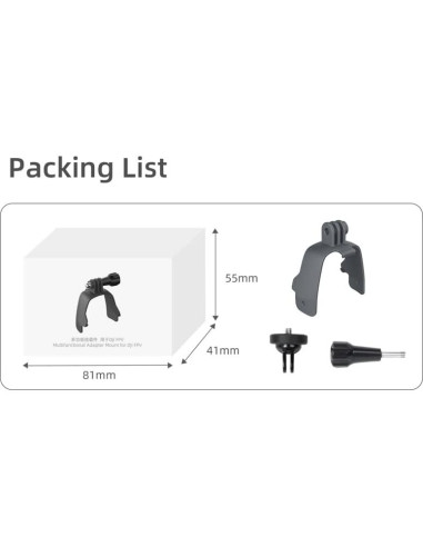 Soporte de Montaje para Cámara de Acción BTG DJI FPV