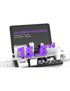 Reproductor DVD portátil BOIFUN BFN-161 15.6" HD negro 2