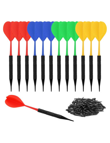 Dardos de Punta Suave Accmor AC8304 - 12 Piezas + 100 Puntas