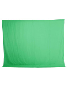 Fondo de Pantalla Verde Profesional Pilipane 3x2.5m Algodón