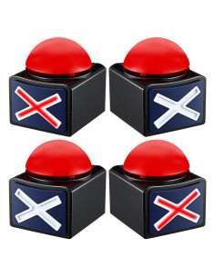 Juego de Timbres de Alarma BOSKEY 4 Piezas para Trivia