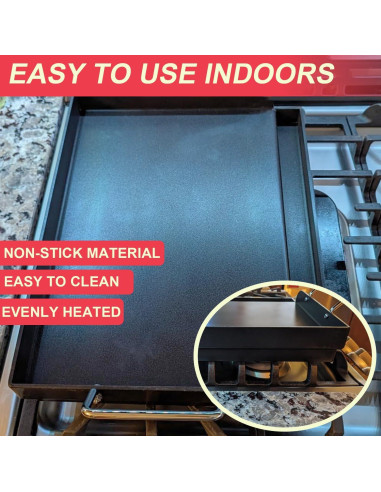 Plancha Universal para Parrillas de Gas DcYourHome 43x33cm