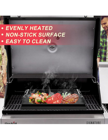 Plancha Universal para Parrillas de Gas DcYourHome 43x33cm