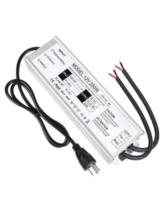 Transformador LED LightingWill 250W IP67 12V DC para Exterior