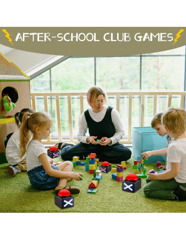 Juego de Timbres de Alarma BOSKEY 4 Piezas para Trivia