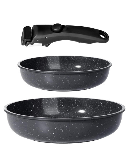 Juego de Sartenes de Cerámica GiPP 3 Piezas Antiadherentes