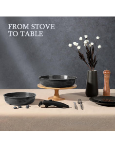 Juego de Sartenes de Cerámica GiPP 3 Piezas Antiadherentes 2