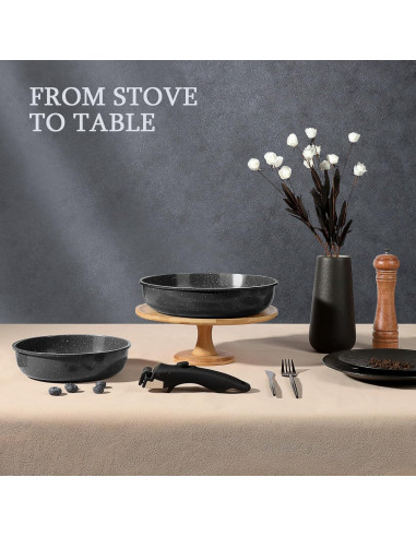 Juego de Sartenes de Cerámica GiPP 3 Piezas Antiadherentes