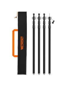 Postes de Lona Telescópicos WILDROAD 2.34 m Aluminio x4