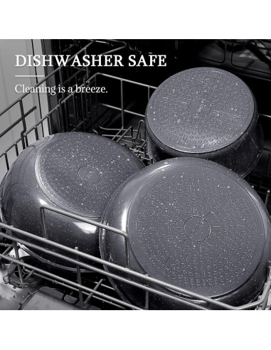 Juego de Sartenes de Cerámica GiPP 3 Piezas Antiadherentes