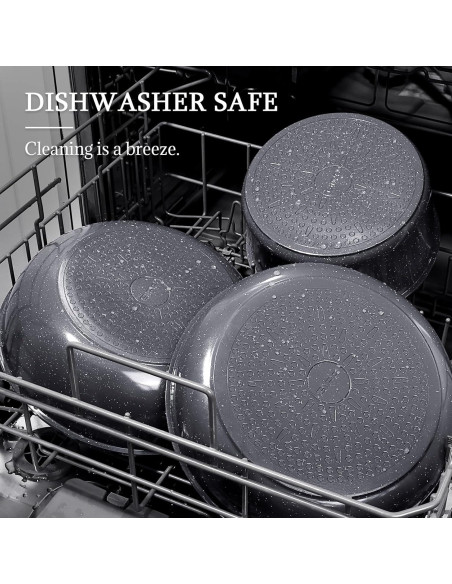 Juego de Sartenes de Cerámica GiPP 3 Piezas Antiadherentes