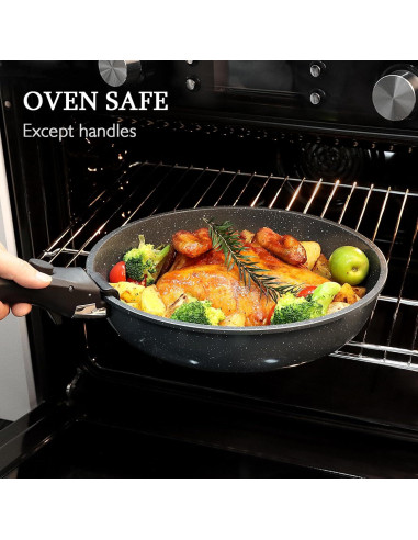 Juego de Sartenes de Cerámica GiPP 3 Piezas Antiadherentes