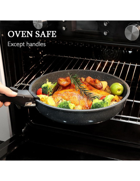 Juego de Sartenes de Cerámica GiPP 3 Piezas Antiadherentes