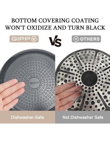 Juego de Sartenes de Cerámica GiPP 3 Piezas Antiadherentes