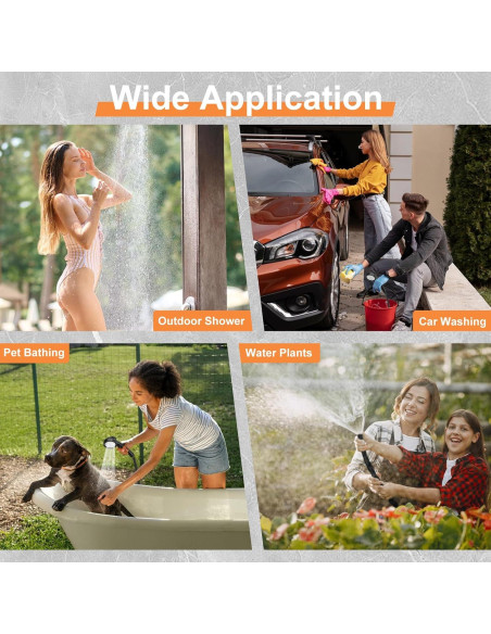 Ducha Portátil Luxsego 7800mAh Recargable con Pantalla LED Ducha Portátil Luxsego 7800mAh Recargable con Pantalla LED