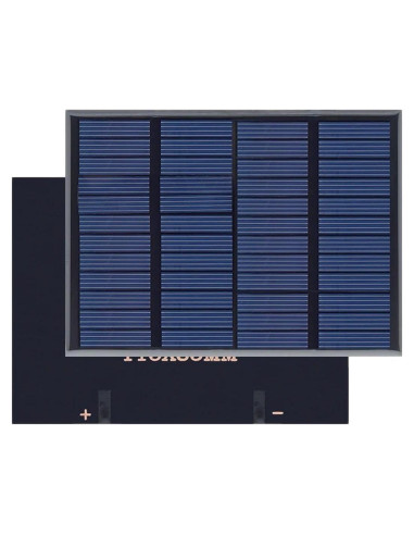 Panel Solar Policristalino 12V 125mA 1.5W IEMATIDARO Mini