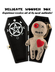 Kit de Muñeca Voodoo Ayidawedo con Tarjetas y Pines - 20.32 cm 2