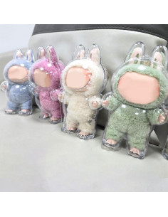 Funda Protectora Transparente LABUBU para Muñeca 18x13cm 2