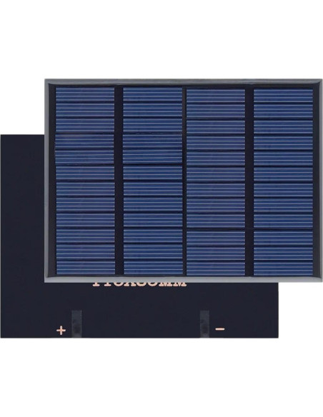 Panel Solar Policristalino 12V 125mA 1.5W IEMATIDARO Mini