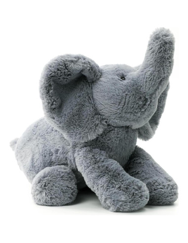 Elefante de Peluche RECUR Gris Suave 30 cm - Regalo para Todas las Edades