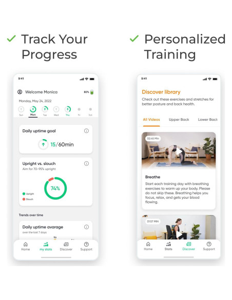 Entrenador de Postura UPRIGHT GO S Lite Unisex - 4.8x2.8cm