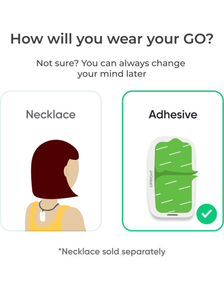 Entrenador de Postura UPRIGHT GO S Lite Unisex - 4.8x2.8cm